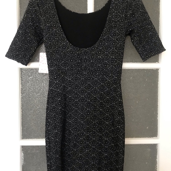 Free People Bodycon Textured Dress - Picture 5 of 6